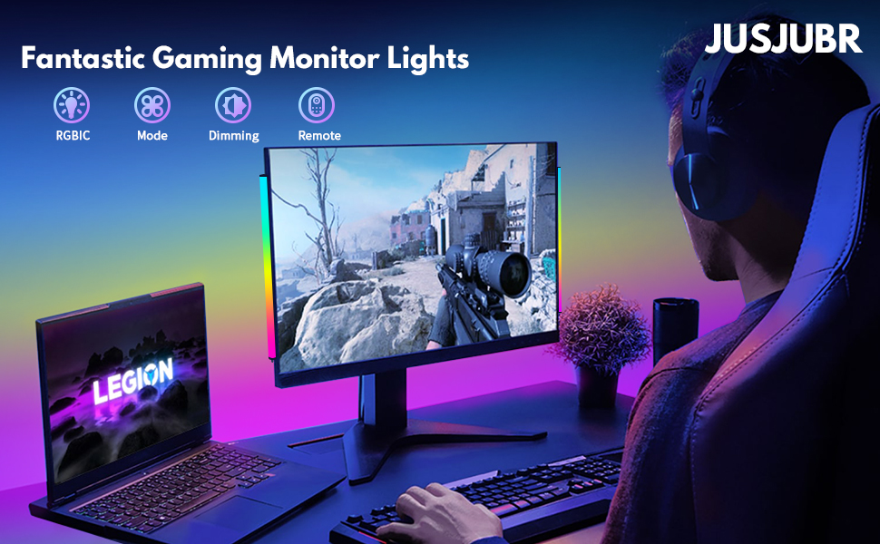 Under Monitor Light Bar