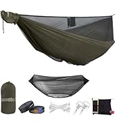 onewind 11ft Camping Hammock with Bugnet, Portable Double Hammock with Mosquito Net, Backpacking ...