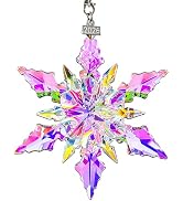Annual Edition Christmas Ornaments 2026, Crystal Glass Snowflakes Ornaments | Sparkly Crysta Star...