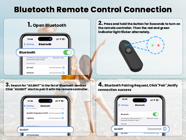 Bluetooth Remote Control Connection