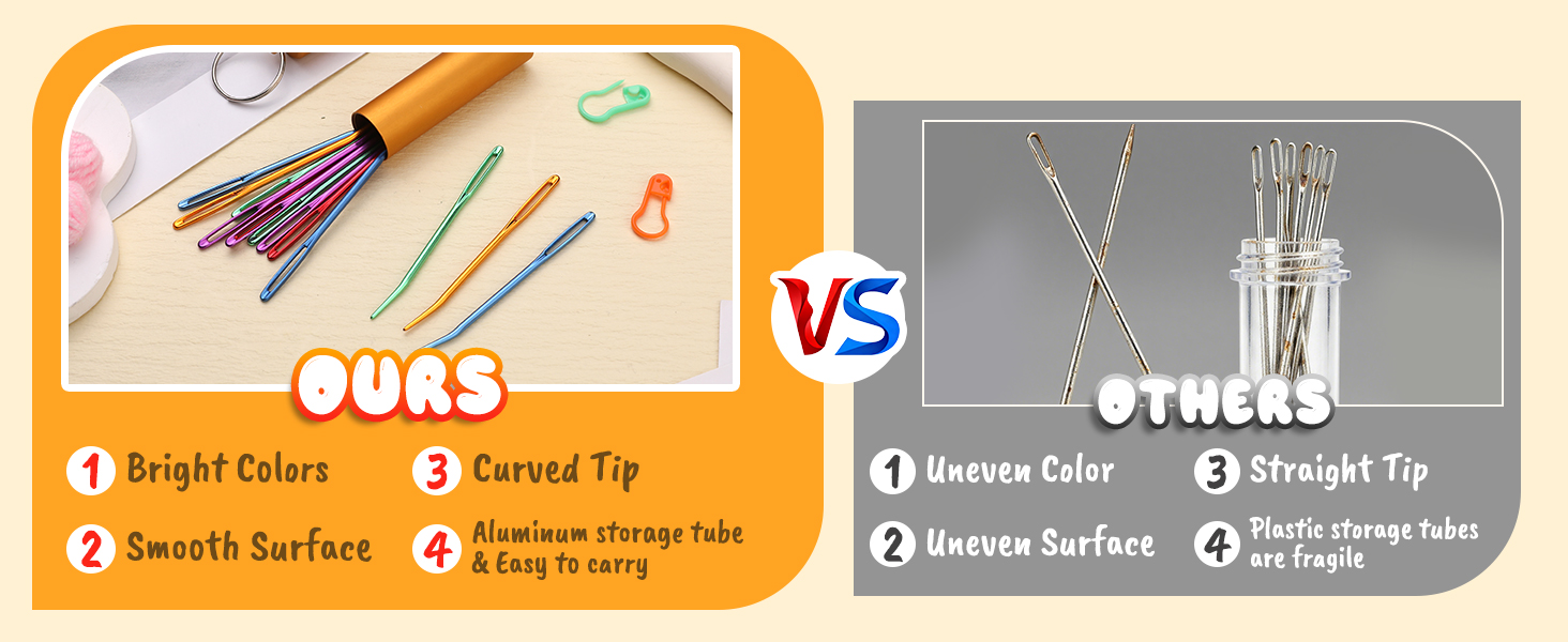 10Pcs Yarn Needles