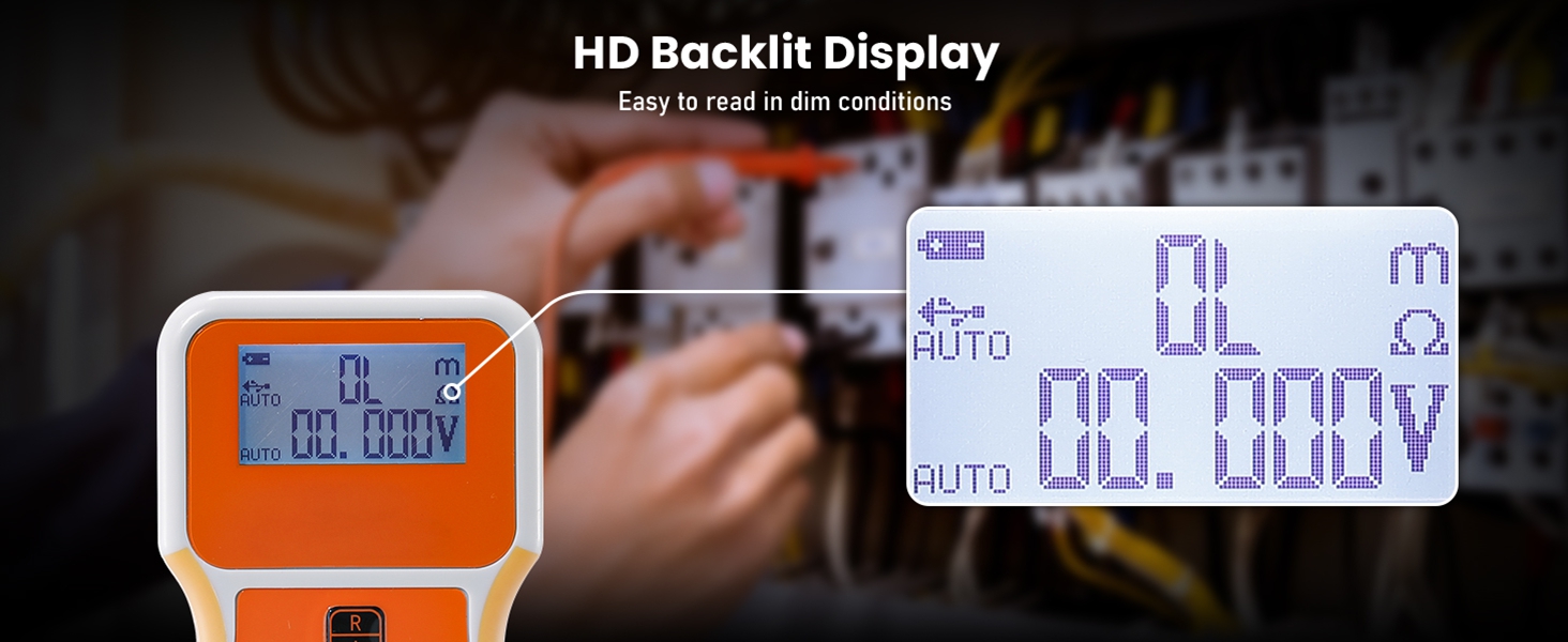 HD Backlit Display