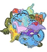 Harsgs Embroidered Dinosaur Patches, Cute Dinosaur Iron on/Sew on Patches Applique for Clothes, D...