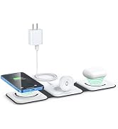 Wireless Charger 3 in 1,RTOPS Magnetic Travel Wireless Charging Station Multiple Devices,GaN 3 in...