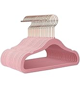 Ulimart Baby Hangers Velvet 50 Pack-11.4 Inch,Baby Clothes Hangers Non Slip, Baby Hangers for Clo...