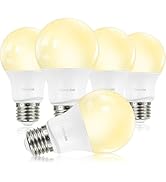 Consciot A19 LED Light Bulbs Dimmable,60W Equivalent,3000K Warm White,9W 800 Lumens,E26 Standard ...