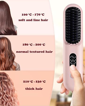 Porta Cordless Hair Straightener Brush