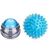 MURLIEN Massage Ball Set, Massage Roller Ball & Spiky Ball, Tight and Sore Muscles Relief, Manual...