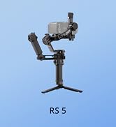 DJI RS 5 Combo, Gimbal Stabilizer for Camera, Canon/Sony/Nikon/Fujifilm | Enhanced Intelligent Tr...