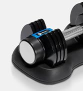 LifePro Adjustable Dumbbells Set – Quick-Adjust Space-Saving Weights with Anti-Slip Handle for Ho...