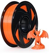 TRONXY Rapid PETG Filament 1.75mm Orange 1KG, High Speed Printing up to 600mm/s, Dimensional Accu...