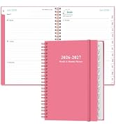 Planner 2026-2027 - A5 Weekly & Monthly Planner Spiral Bound, July 2026 - June 2027, with Flexibl...