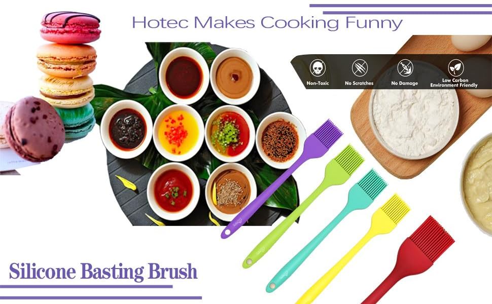 silicone basting pastry food oil sauce brush nonstick heat resistant dishwasher safe bpa free