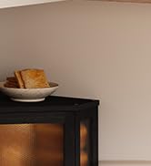 Furshus Corner Bread Box for Kitchen Countertop,Bread Storage for Homemade Bread, Double Layer La...