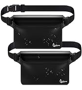 iKuShang Waterproof Fanny Pack,Phone Pouch Dry Bags for Passport Wallet Purse,Floating & Submersi...