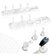 BQAN Acrylic Nail Stand for Press On Practice Display – Non-Magnetic Cat Eye Nail Holder with Dou...