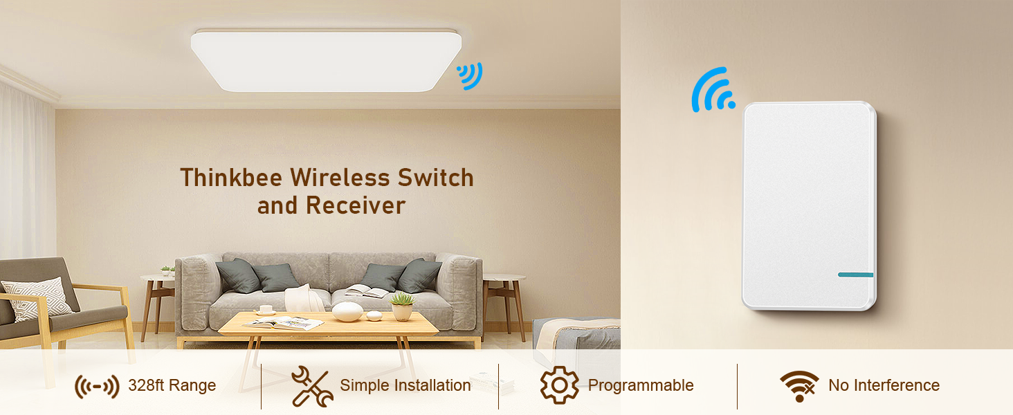 Thinkbee wireless switch and receiver