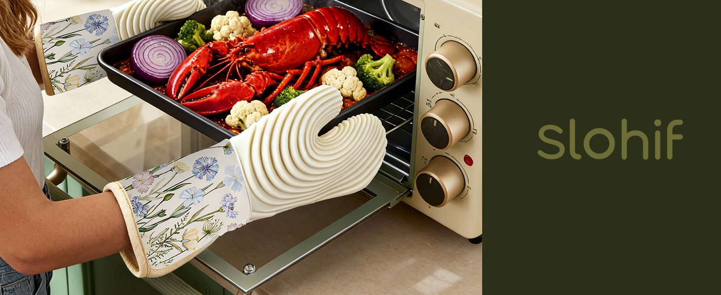 Silicone Oven Mitts