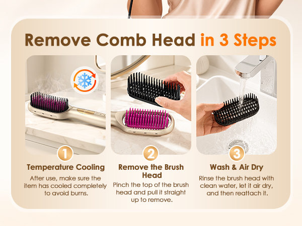 Hair Straightener Brush