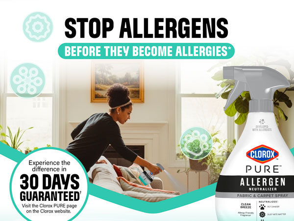 PURE Fabric & Carpet spray Stop allergens Mobile
