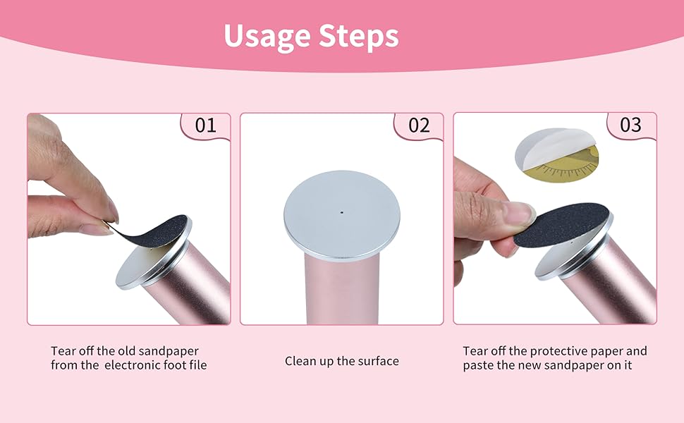 Replaceable Sandpaper for Electric Foot Callus Remover