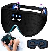 LC-dolida Sleep Headphones, 3D Sleep Mask Bluetooth Wireless, Sleeping Headphones for Side Sleepe...