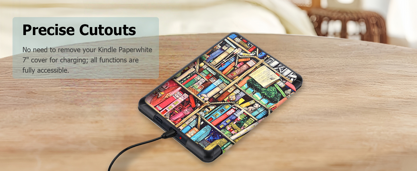 Kindle Paperwhite 12th Generation case with Precise Cutouts