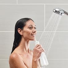 Using Cordless Express Water Flosser WF-02 in the Shower