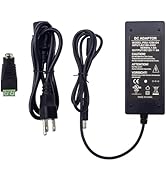 UltraPoE UL Listed DC 12V 5A Power Adapter, AC100~240V 50/60Hz to DC Output DC 12V 5A Power Suppl...