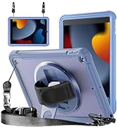 ZenRich New Slim Hard Case for iPad 9th/8th/7th Generation 10.2'', Rugged Shockproof Drop-Proof K...