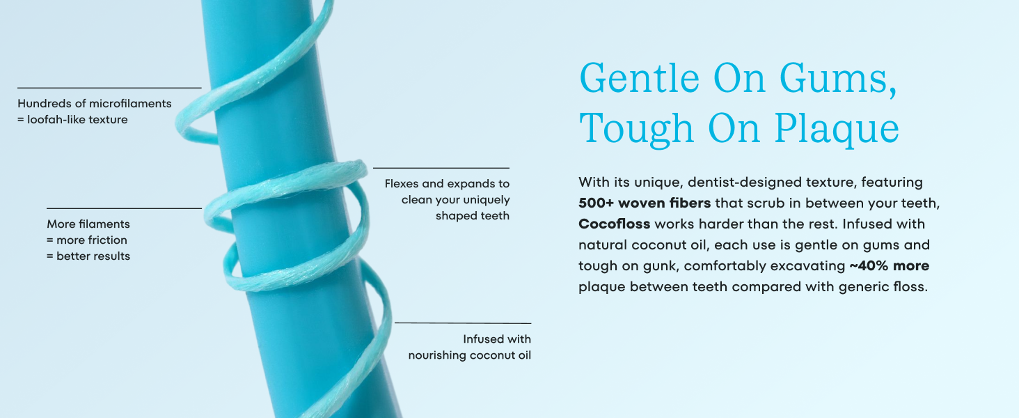 gentle on gums, tough on plaque