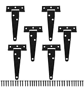 TamBee T-Strap Hinges Light Duty Barn Door Hinges Shed Door Hinges Rustic Hinges Gate Strap Hinge...