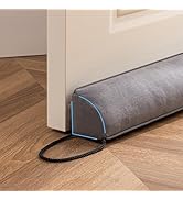 Sunolga 38 Inch Heavy Duty Door Draft Stopper for Bottom of Door, Weighted Right Angle Triangular...