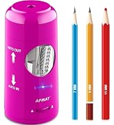 AFMAT Electric Pencil Sharpener, Rechargeable Automatic Pencil Sharpener for Jumbo & Colored Penc...
