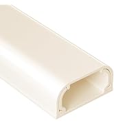 Large Cord Hider - 47in Wire Hiders for TV on Wall, Paintable Cable Hider, X-Large Cable Manageme...