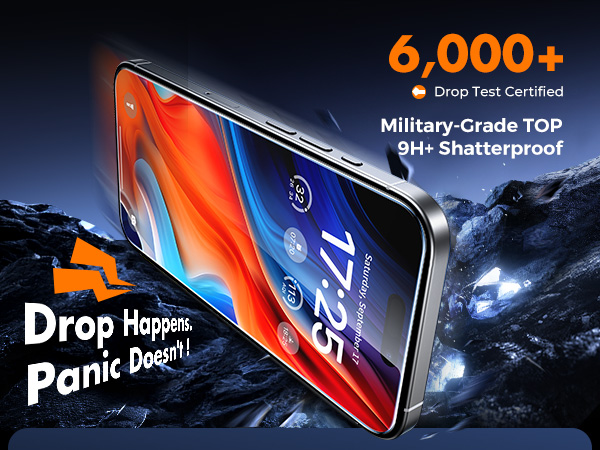Tempered Glass Screen Protector for iPhone 16 Pro Max