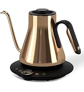 Cocinare FLOW B9 Gooseneck Electric Kettle, Precise Temperature Control for Pour-Over Coffee & Te...