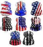 Dapaser 8 Pack Neck Gaiter Balaclava Gator Face Mask UV Protection Breathable Face Bandanas Neck ...