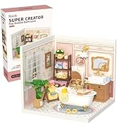 Rolife Super Creator-DIY Plastic Miniature House for Adults, Mini Blocks Model Kit Building Set f...