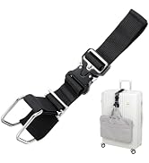 Vigorport Stainless Steel Luggage Hook Strap, Heavy Duty Add A Bag J Hook | Travel Belt for Carry...