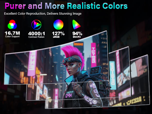 Purer and More Realistic Colors Evrallant Color Ranradction Dalivare Shunnina Iman