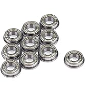 F688ZZ Flanged Radial Ball, Radial Ball Bearings Deep Groove Ball Bearings Bearings Metal Steel D...