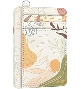 peacoblue RFID Blocking Credit Card Holder for Women - Bohemian Style PU Leather Slim Wallet with...