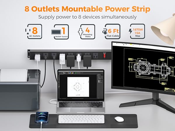 metal power strip