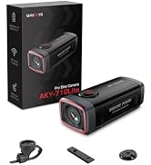 AKEEYO 710Lite 2K Motorcycle Dash Cam–99g Ultra-Light, F2.0 Night Vision, 122° Wide-Angle, 6H Bat...