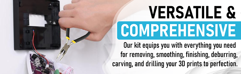 3D Printer Tool Kit Essential - 55Pcs