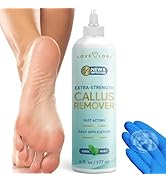 Callus Remover for Feet (Extra Strength) Foot Callus Remover Gel - Feet Scrubber, Pedicure Spa To...