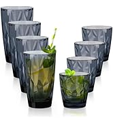 Topsky Plastic Tumblers Reusable,Shatter Proof Cups Drinking Glasses,Unbreakable Plastic Tumblers...