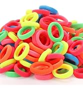 200 Pack Hair Ties BEoffer Baby Toddlers Girls Elastics Hair Bands No Damage Multicolor Colorful ...