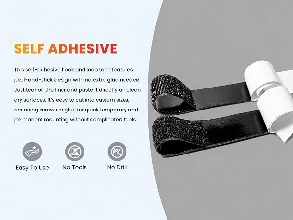 Adhesive Hook Loop Tapes